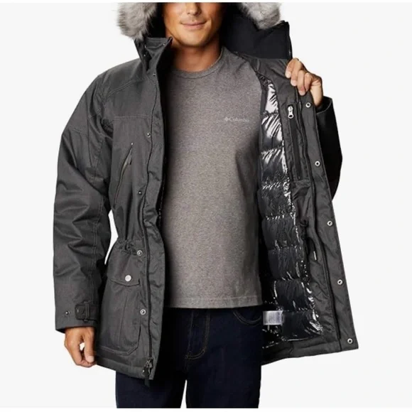 COLUMBIA MEN’S BARLOW PASS TURBODOWN JACKET 550TD - Picture 2 of 6